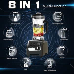 ミキサー電気スムージー商用マジックキッチンクレストマニュアル日本ミートグラインダーブレンダーフードプロセッサー3in1ブレンダー - Product Image 2