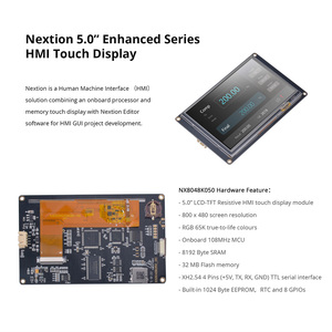 Nextion Enhanced NX8048K050 5,0 "HMI Intelligent Smart USART UART Serieller Touchscreen TFT LCD-Modul Anzeige feld für Arduino