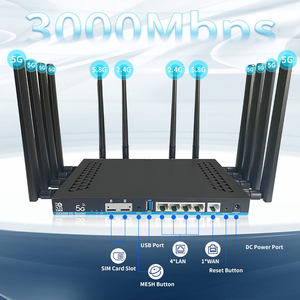 ZBT CPE WIFI6 <span class=keywords><strong>PCI</strong></span> Express M.2 Rev1.1 3000Mbps 5g安定した滑らかな信号WifiルーターSIMカードスロット付き