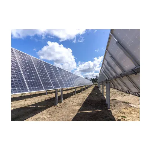 Estrutura de aço galvanizado para montagem solar, sistema de montagem no solo de painel solar de 10 MW