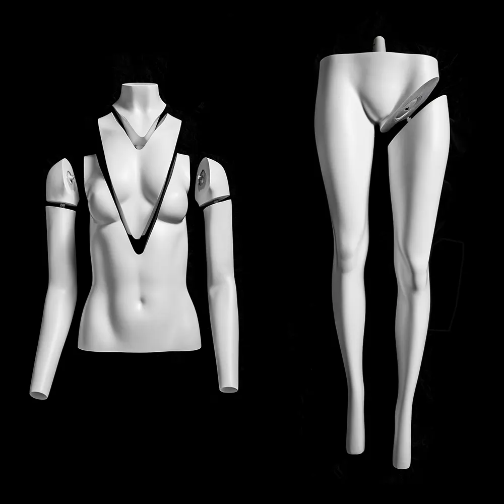 Maniquí Invisible de fantasma femenino de moda GH11S, modelo de exhibición, maniquí para fotografía de ropa