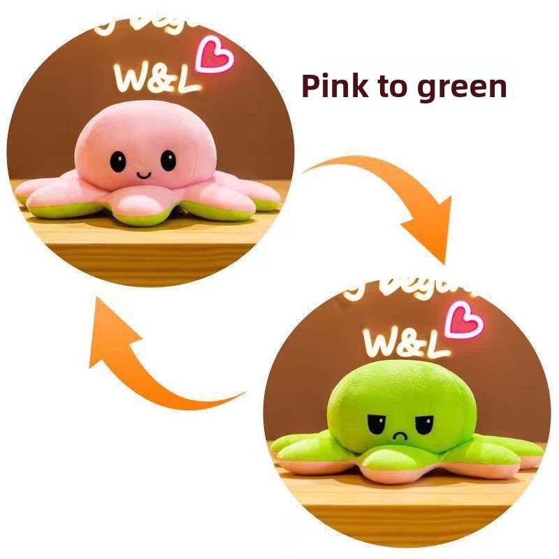 Pink to green