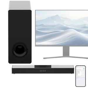 高音质电视音箱超音箱2.1音箱，适用于带超低音扬声器的家庭影院 - Product Image 1