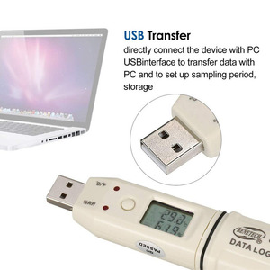 GM1365 USB Data Logger Meter Registrador de datos de temperatura y humedad