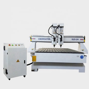Máquina de carpintería 3d de doble cabezal, enrutador cnc de dos husillos 1325 - Product Image 1