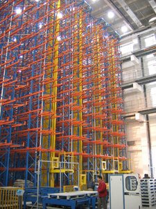 Asrs מערכת מיגון יעילות ציוד לוגיסטי מעבורות מעבורות מערכת אחסון אחסון אוטומטית