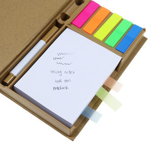 学校用优质学生便签记事本、Logo定制可接受记事本和钢笔礼品套装 - Product Image 6