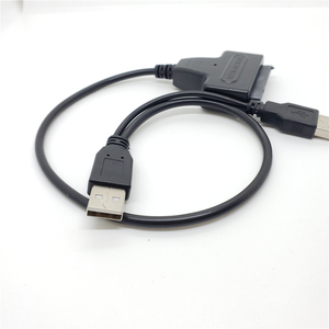 <strong>USB</strong> 2.0 <strong>to</strong> <strong>SATA</strong> 7+15 Pin 22 Pin Connector Cable for <strong>2.5</strong>&quot; Inch Hard Disk Drive HDD Dual USB2.0 <strong>USB</strong> 2.0 <strong>to</strong> <strong>SATA</strong> 22Pin Adapter - Product Image 5