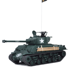 HOOBEN 1/16 abd FURY orta tankı M4A3E8 (HVSS) Sherman kolay 8 (E8) kolay sekiz 2.4G radyo kontrol tam fonksiyonlar rc tankı RTR - Product Image 4