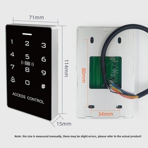 DFD 125Khz 13.56Mhz Rfid Card Smart Lock sistema di controllo accessi porta Standalone tastiera RFID impermeabile opzionale - Product Image 4