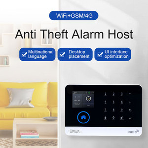Kit de seguridad inteligente para el hogar, sistema de seguridad automatizado inalámbrico WiFi, teclado táctil, sistema de alarma 4G LTE Tuya - Product Image 2
