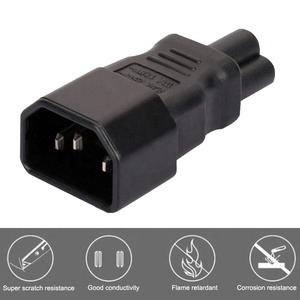 IEC320 C14 to C5 Connector PDU UPS Industry <strong>Plug</strong> Adapter Electric Converter <strong>Plug</strong> for Laptop Computer - Product Image 6