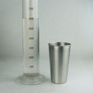 Food Grade Big Size 600ML Stackable Single Wall Stainless Steel <strong>Pint</strong> Tumbler <strong>Cup</strong>