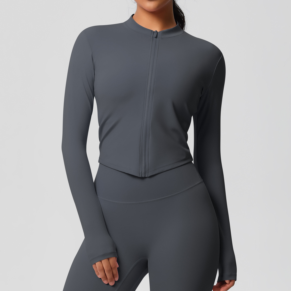 7106 Zipper Jacket - Graphite Gray