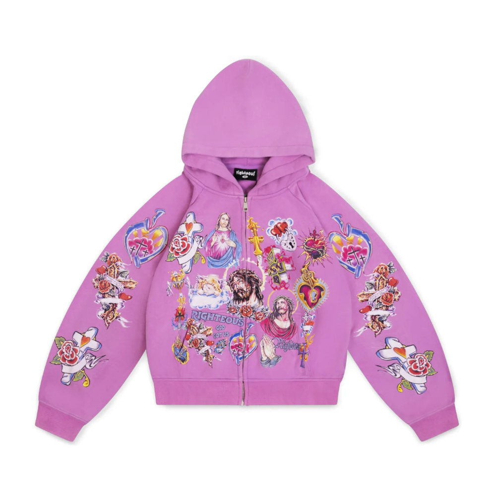 Zip court violet « Risen King »