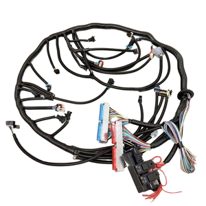 ชุดสายไฟเครื่องยนต์ LS1 4L60E DBC แบบแยกส่วน 8 ชิ้น สำหรับอะแดปเตอร์ <span class=keywords><strong>Delphi</strong></span> ทำจาก PVC สำหรับ Chevrolet GMC CADILLAC 4.8 5.3 6.0L ปี 1997-2006 รุ่น US - Product Image 2