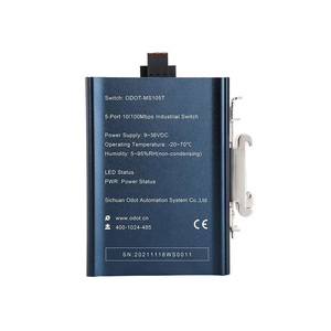 Conmutador de red Ethernet de 5 puertos, escritorio compacto, montaje en riel DIN, ODOT-MS105T - Product Image 3