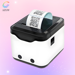Aixw เครื่องพิมพ์ฉลากร้านชานมเครื่องพิมพ์ฉลากความร้อนขนาด2นิ้วพิมพ์ข้อความด้วยม้วนกระดาษความร้อน - Product Image 1