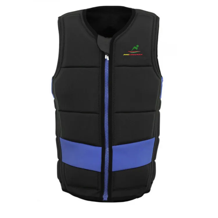 Adult's high quality neoprene pvc foam life vest custom logo floating life jacket