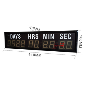 Goakgaan Brand 2.3 &quot;10-digit 999 Day Hour Minute Second <strong>Countdown</strong> Clock <strong>Timer</strong> Wall Led Clock Digital Led <strong>Display</strong> - Product Image 2