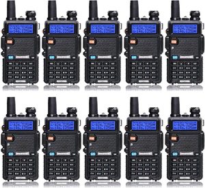 Baofeng Original-Radio bidireccional portátil de doble banda, con salida de 5W y logotipo personalizable UV 5R, walkie talkie, accesorios incluidos - Product Image 1