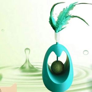 New Arrival <strong>Catnip</strong> Spin Ball Cat Toys Ball With Feather Eco-friendly <strong>Catnip</strong> Ball for Cats - Product Image 5