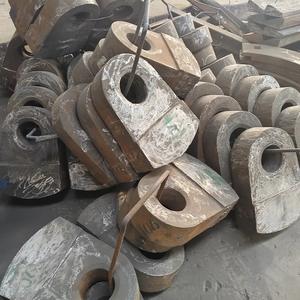 Hoge Prestaties Mangaan Staal Breekhamer Kop Ijzeren Chroom Slijtvast Gieten Blaasbalk Nieuwe Mijnbouw <span class=keywords><strong>Crusher</strong></span> Onderdelen - Product Image 1