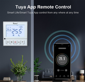 Termorregulador de banda con pantalla táctil, termostato de calefacción para suelo caliente, sistema de calefacción eléctrica, controlador de temperatura - Product Image 2