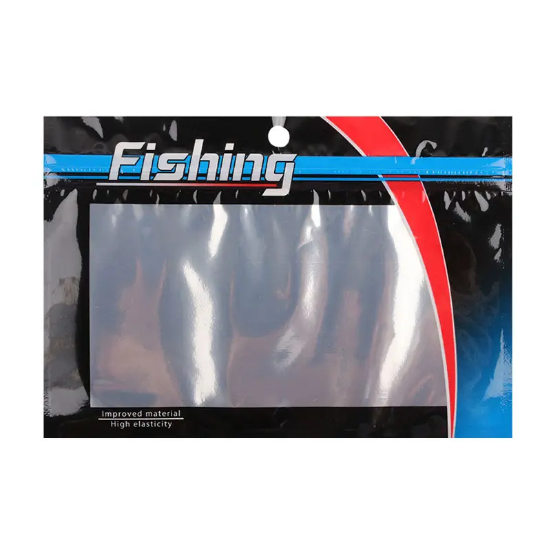मछली पकड़ने के आकर्षण के लिए कस्टम क्लियर विंडो जिपर प्रिंटिंग प्लास्टिक बैग, धातु नरम चारा हार्ड ट्रॉलिंग जिगिंग ल्यूर नेट लाल कीड़ा डिकॉय