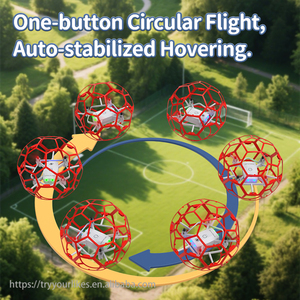 Ept 2.4G con quay hồi chuyển sáu trục hình cầu 360 ° diễn viên đóng Thế CuộN & độ cao giữ điều khiển từ xa bay đồ chơi UFO RC đồ chơi bóng bay không người lái cho bé - Product Image 2