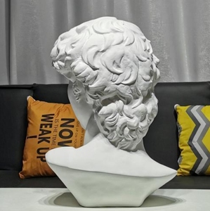 Thêm lớn David nhựa Chân Dung điêu khắc thạch cao mô hình nghệ thuật Đồ trang trí trong phong cách Châu Âu trong nhà phòng khách - Product Image 2