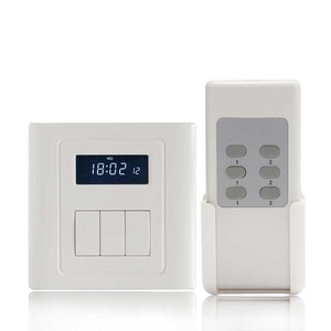 Elettronico 3 Gang RF Wireless Remote Control Luce Timer A Parete con Display LCD - Product Image 1