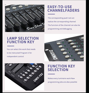Cappello 16 canali dmx 512 controller fase dmx controllo illuminazione console 192 - Product Image 5