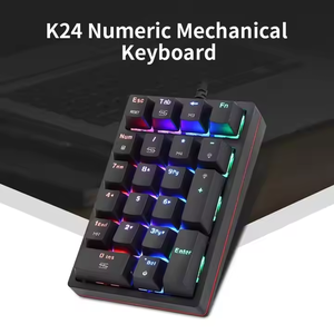 Tastiera numerica retroilluminata RGB con tastiera digitale con Mini Numpad