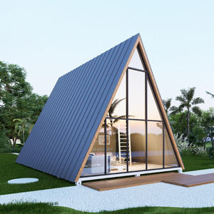 高品质木质双层建筑预制带天窗的框架三角形住宅 - Product Image 6