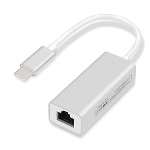 Adaptador Ethernet USB C con cable externo, tarjeta de red USB tipo C a Ethernet RJ45 Lan para MacBook Windows 7/8/10 Laptop 10/100Mbps - Product Image 1