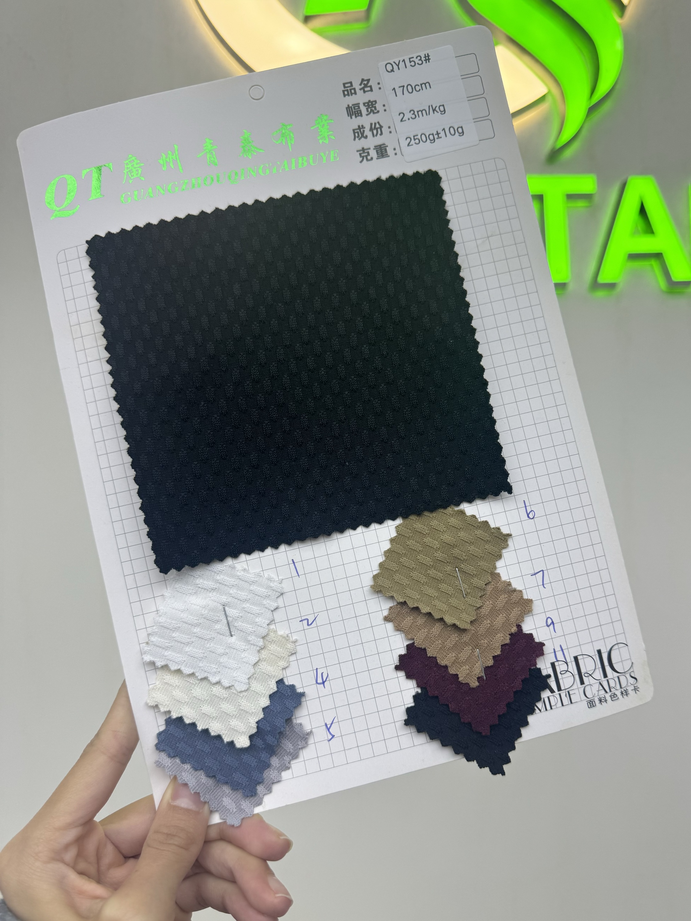 colors card