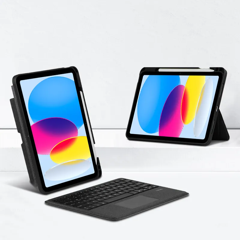 เคสแท็บเล็ตหนัง PU พับได้สามทบสำหรับ Galaxy Tab S6 Lite 10.4 2020