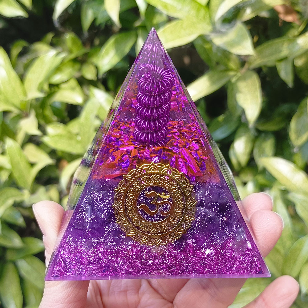 Violet rassemblement or 8cm