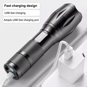 充電式2 in 1 LEDトーチ白と紫外ライト付きブラックライトペット尿検出器UV懐中電灯 - Product Image 2