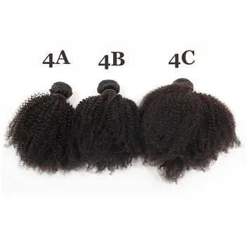 Peruca de cabelo humano encaracolado, venda quente de peruca com clipe, rabo de cavalo 4a 4b 4c, extensões 2019