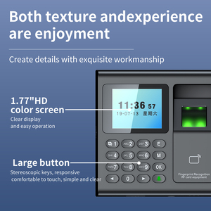 F30-U sinh trắc học vân tay chấm công ghi âm nhân viên Máy Đục Lỗ - Product Image 5