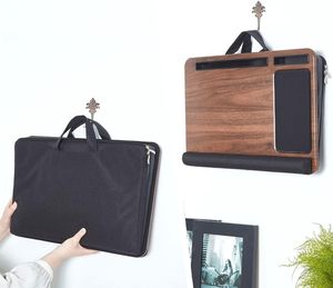 Laptop Lap Desk with All in One Bag to Hold Laptop <strong>Computer</strong> up to 17.3 Inch, Home Office Bed Desk with Cushion Sofa Desk - Product Image 2