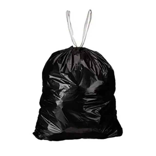 Eco Friendly Recycled Compostable Custom Liners Pe Large Scented On Roll 13 Gallon Black Plastic Drawstring Trash Garbage Bag