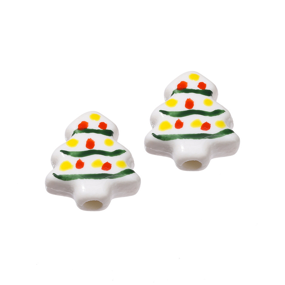 Sapin de Noël 2003 - Vert foncé et blanc