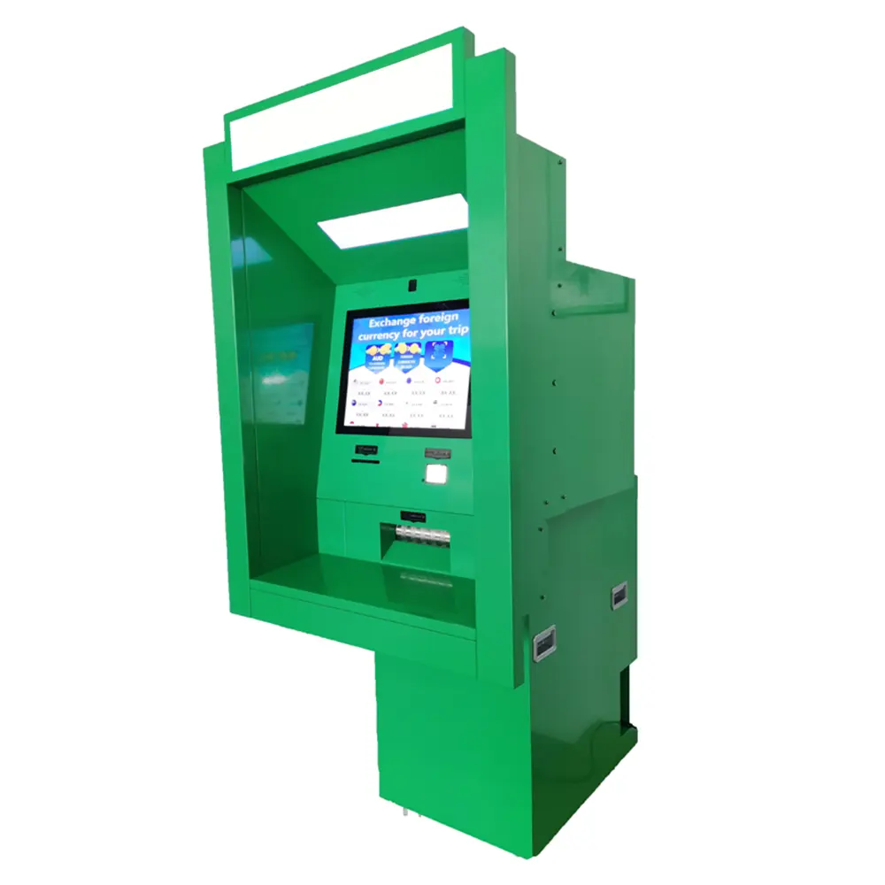 Máquina de cambio de monedas personalizada, dispositivo para convertir monedas en efectivo, Terminal de pago con pantalla táctil, kiosco