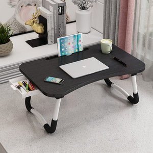Cajón de escritorio plegable, mesa pequeña para estudiantes, dormitorio, estudio, portátil, móvil, mesita de noche - Product Image 6