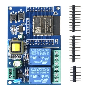 AC90-250V ESP32 modulo di controllo relè a 2 canali IOT ESP32-WROOM-32E WiFi modulo BLE 4M Flash per Arduino Smart Home - Product Image 1