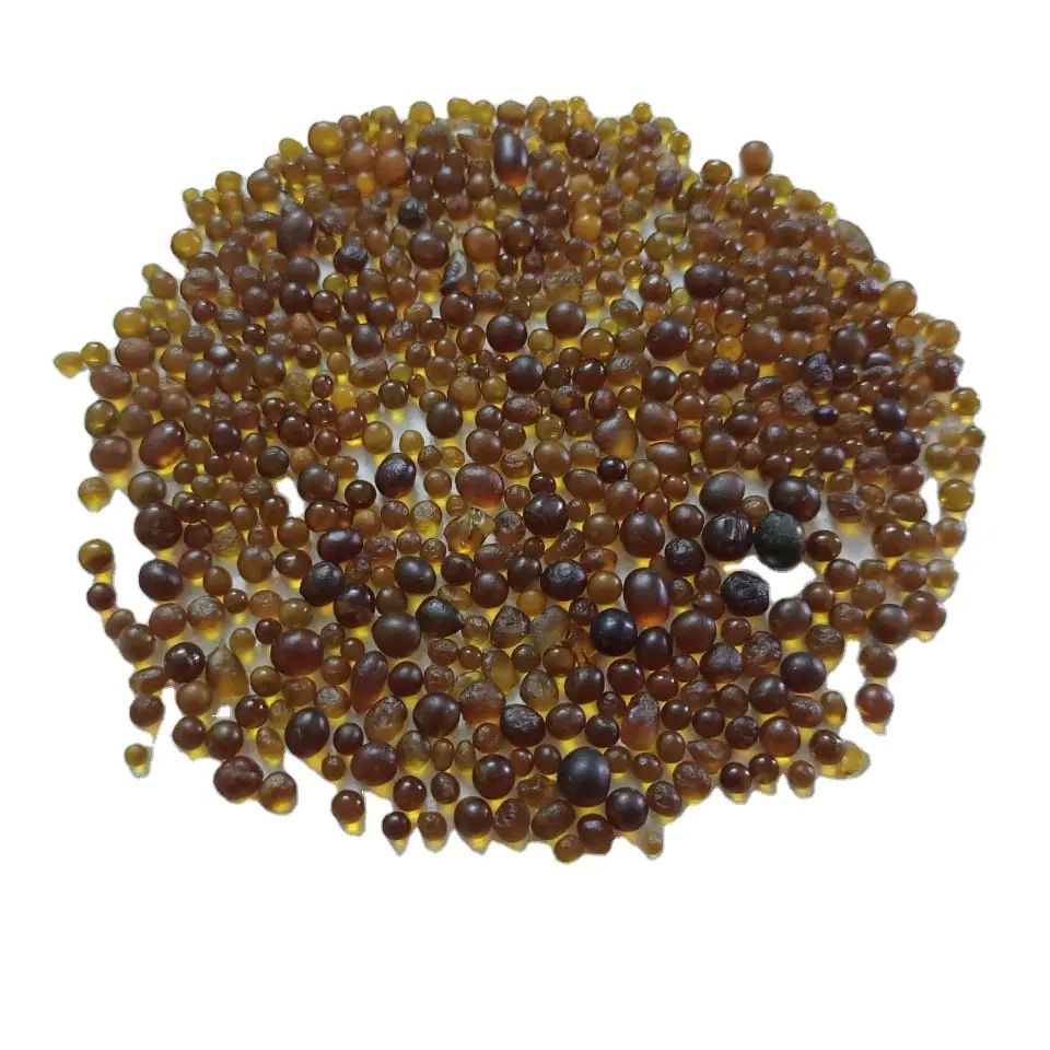 IND-cuentas de cristal redondas en forma de semilla, bolas de decoración pulidas pequeñas, piedras de vidrio trituradas, color marrón