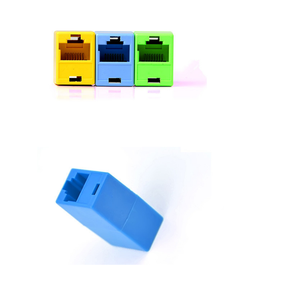 RJ45 Ethernet conexiones extensión de red LAN acoplador divisor enchufe 8P8C adaptador de color